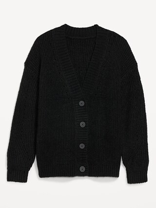 Cozy Shaker-Stitch Cardigan Sweater for Women | Old Navy (US)