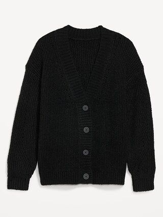Cozy Shaker-Stitch Cardigan Sweater for Women | Old Navy (US)