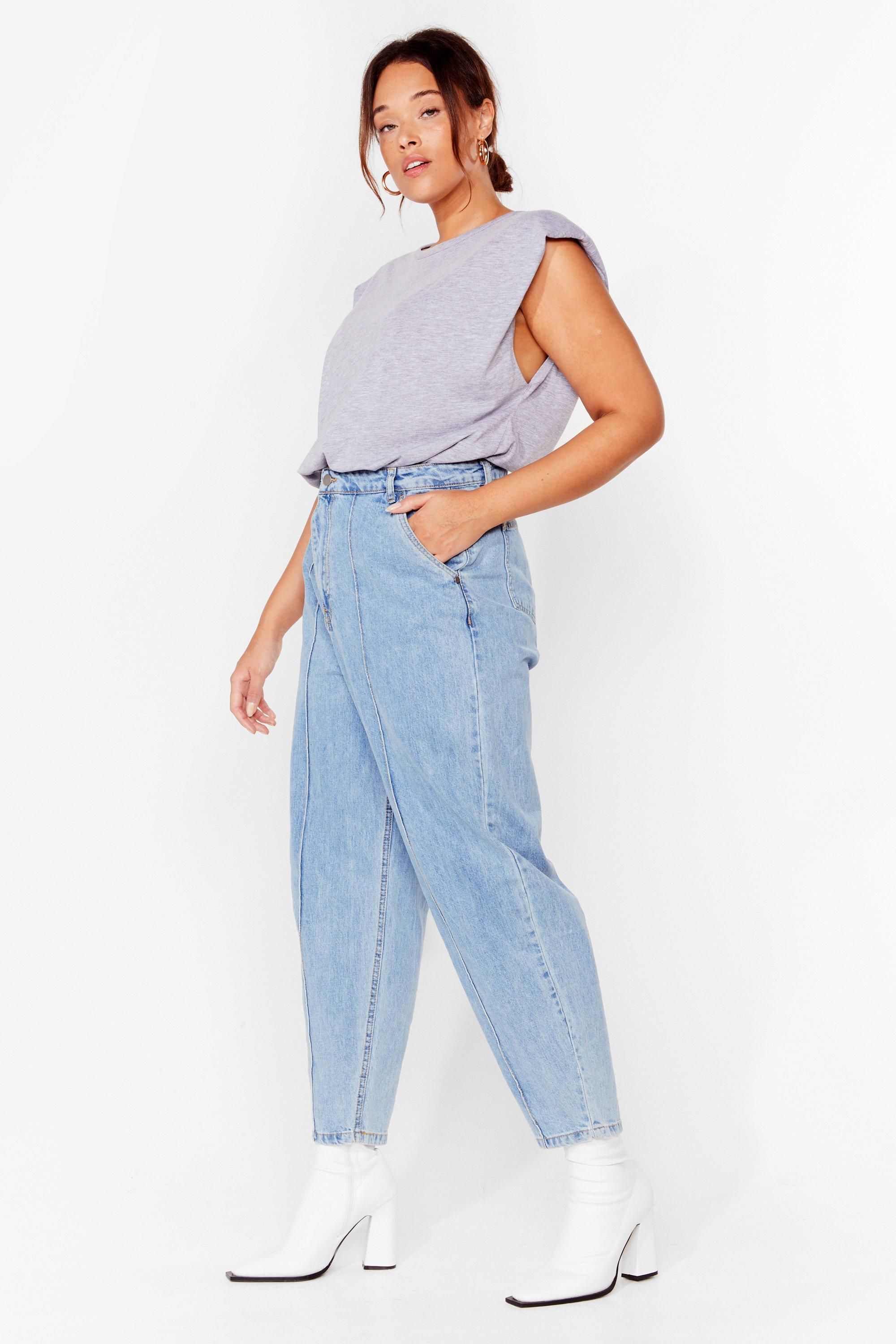 Put a Crop to It Plus High-Waisted Jeans | NastyGal (US & CA)