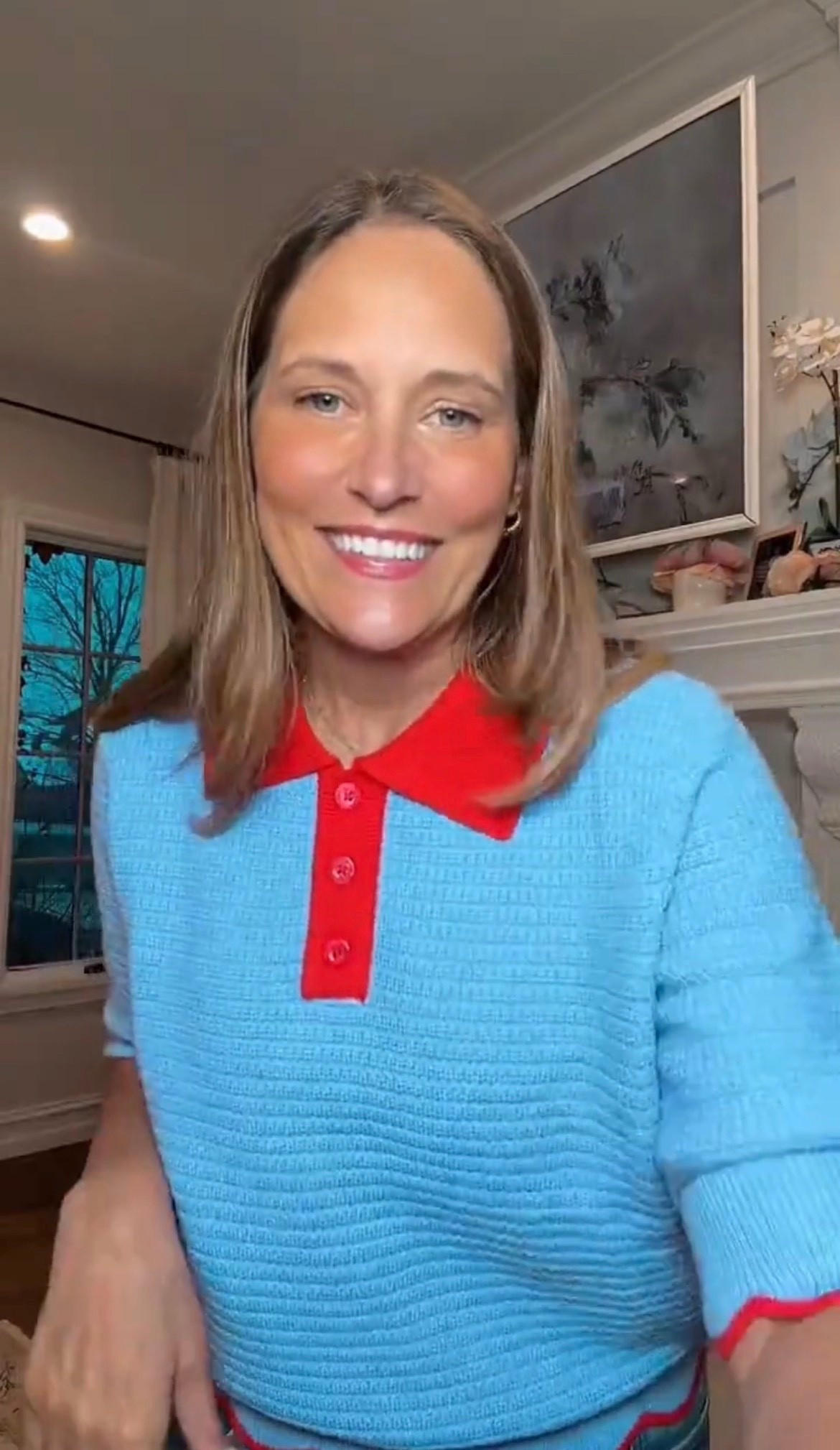 I am loving this top from Social Threads! I think the pop of red on the collar is such a fun detail. I’m wearing a size medium in the top and have to say that it is so comfortable I didn’t want to ever take it off!

#LTKgrwm #LTKdayinmylife #LTKootd