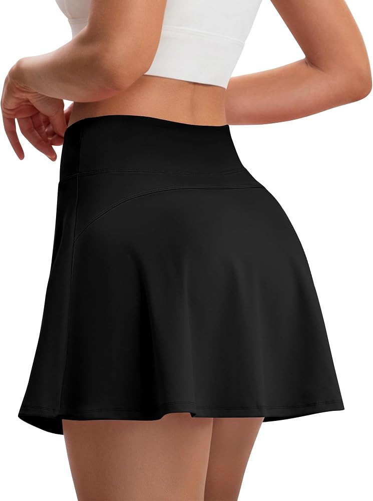DLOODA Skorts for Woman, Tennis Skirt with Pockets Shorts Golf Skort High Waisted Athletic Skirts... | Amazon (US)