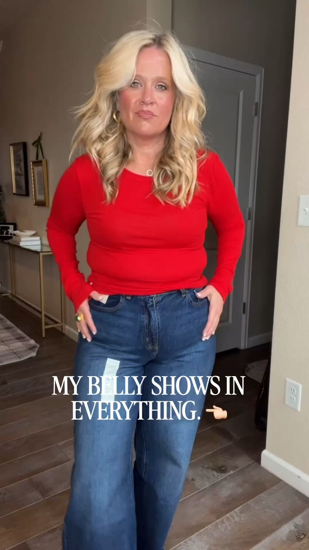 ✨Tap the bell, save and ❤️ start here over 40 fashion, midlife style, midsize fashion and luxury looks for less.  

My belly shows in everything lately.

For a long time, my instinct was to hide it, bigger tops, more fabric, anything that made me feel less exposed.

But more fabric didn’t always make me feel better. Sometimes it just hid my shape too.

So now I use Outfit Physics™:

LIFT the eye
SKIM the middle
BALANCE the proportions

Same body. Better strategy.

Getting dressed feels a whole lot easier when I stop fighting my body and start understanding what works with it.

Save this for the next morning nothing feels right and share it with a woman who’s learning to dress her changing body too.

👑 Helping you look good, feel good.-Lindsey Denver   

Check back daily for belly-friendly style, confidence, and Outfit Physics™.

#LTKOver40 #LTKPlusSize #LTKMidsize