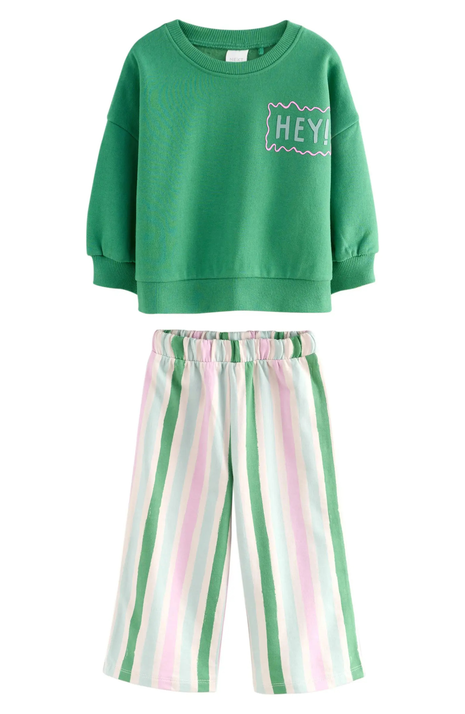 Kids' Sweatshirt & Wide Leg Pants Set | Nordstrom