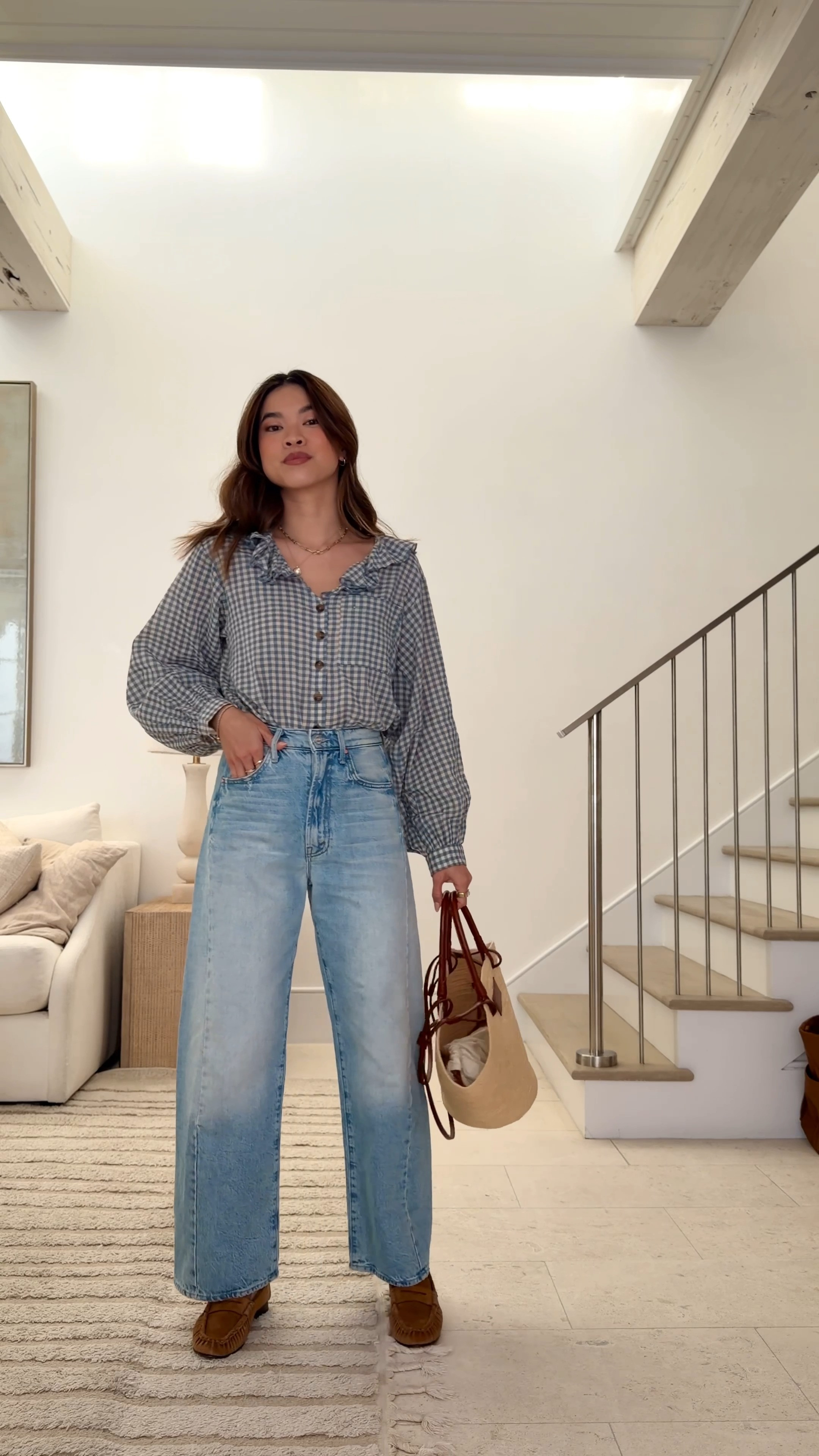 Sizing info: 
top size XS
jeans size Size 24 in this is how I roll

petite fashion, get dressed with me, outfit inspiration, ootd, nashville outfit, Nashville influencer, petite style, vacation style, casual outfits, mom style, petite pants, spring outfits, spring outfit info, spring pants, spring outfit idea, spring top, spring bag, spring blouse, spring shoes, spring jeans, straw bag,  

 @Anthropologie 

#LTKSeasonal #LTKootd #LTKPetite