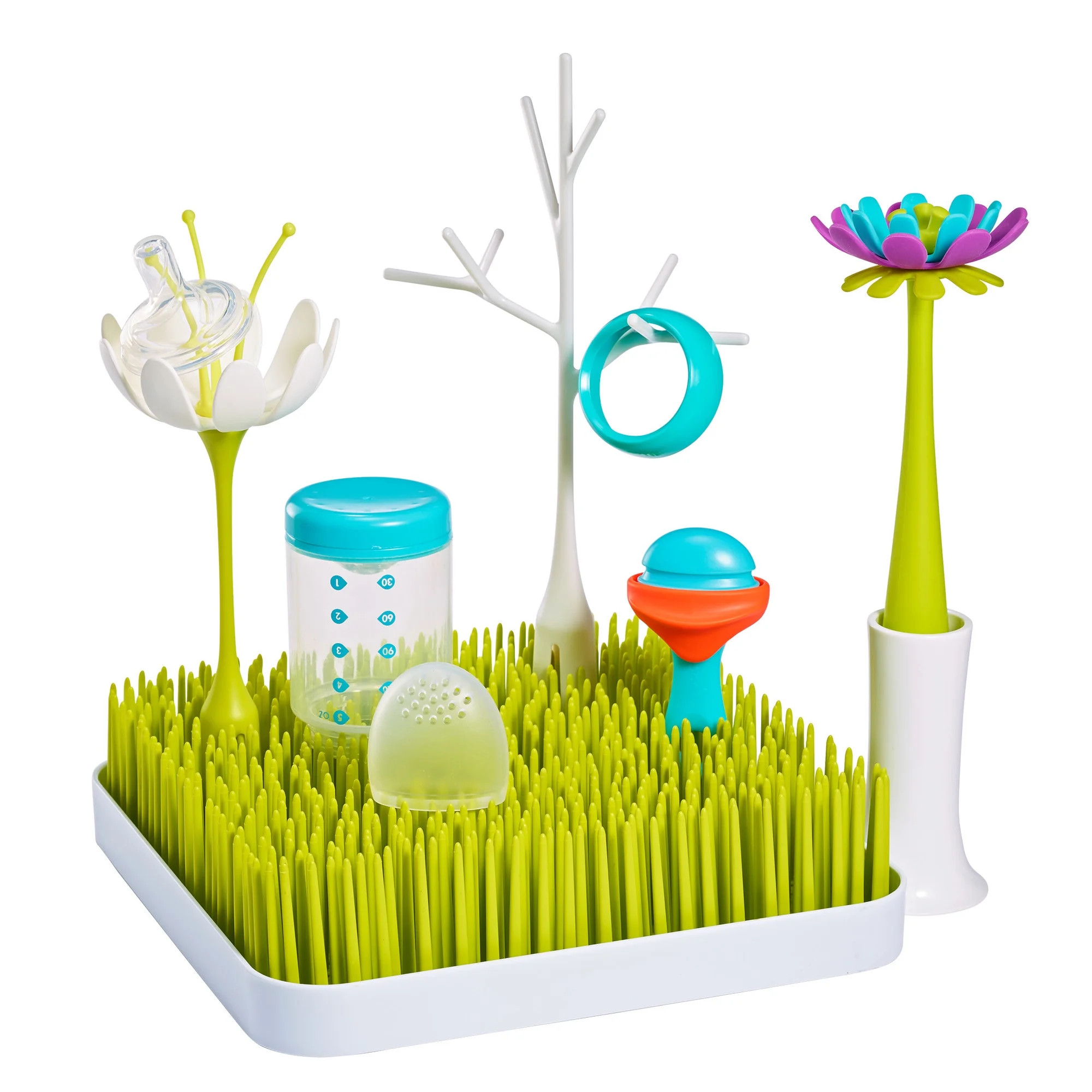 Boon Feeding Starter Bundle, Boon Grass Drying Rack with Bottle Cleaning Accessories - Walmart.co... | Walmart (US)