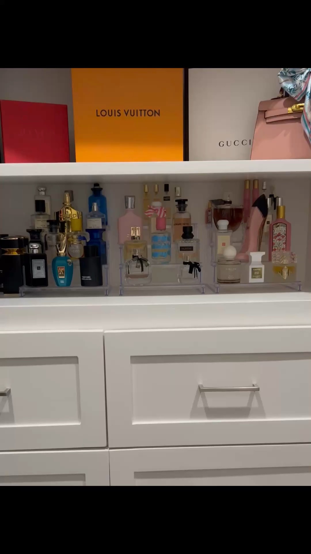 Perfume organizers worked out and made the space look a lot more organized. I regret not taking a before pic lol

#LTKgrwm #LTKBeauty #LTKHome