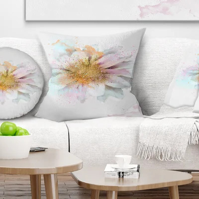 Beautiful Flower with Yellow Stigma - Floral Printed Throw Pillow | Wayfair North America
