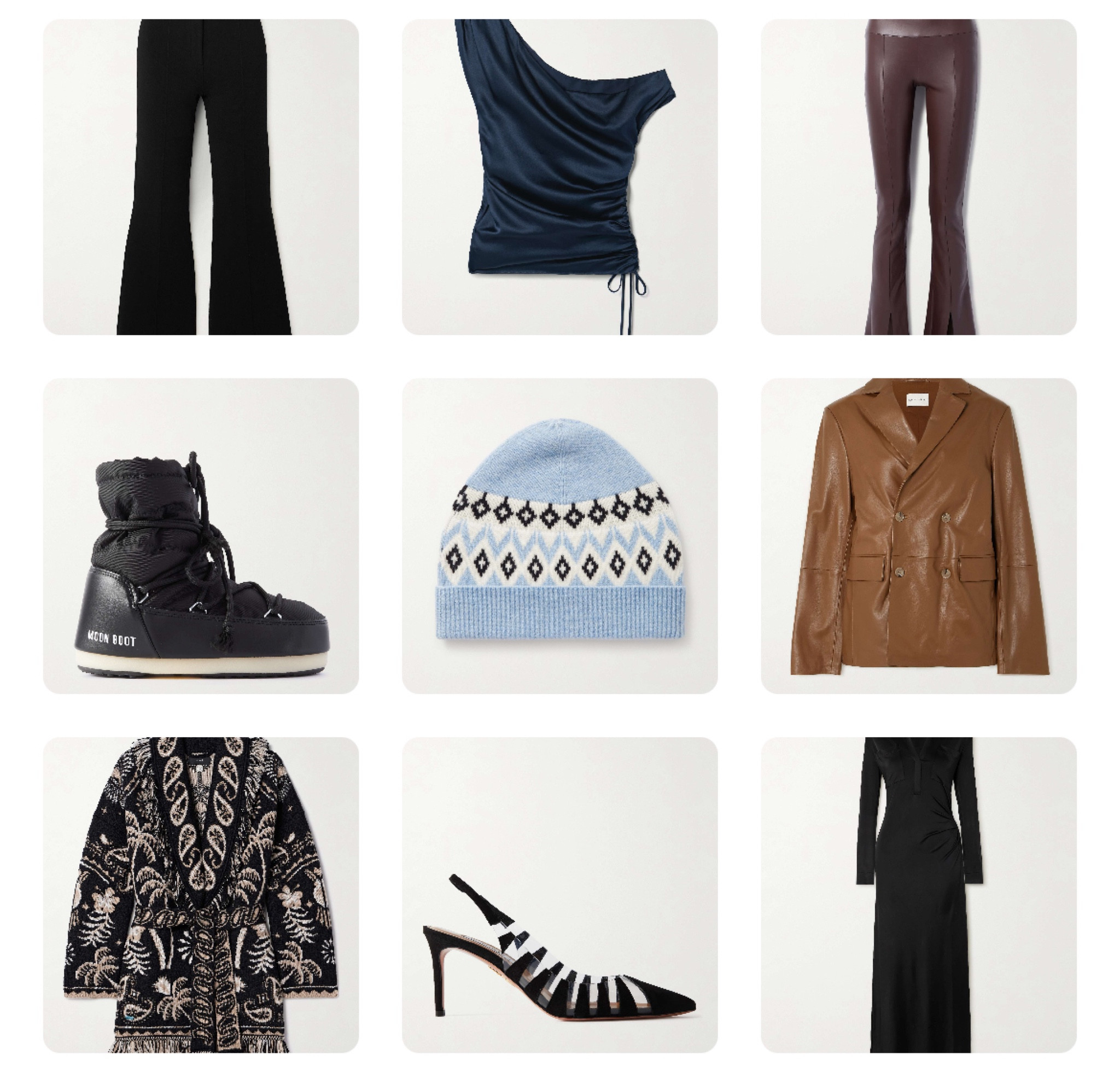 Net a Porter new in this week! 💙 Sweaters, apres ski attire, going out tops and fun trousers 

#LTKtravel #LTKworkwear #LTKSeasonal