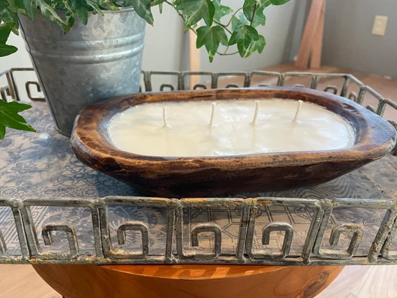 Dough bowl candle all natural soy wax candle | Etsy (US)