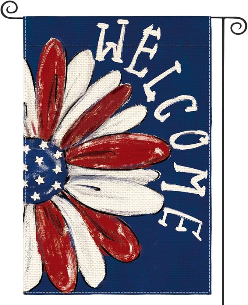 AVOIN colorlife Patriotic 4th of July Garden Flag 12x18 Inch Double Sided Outside, Memorial Day F... | Amazon (US)