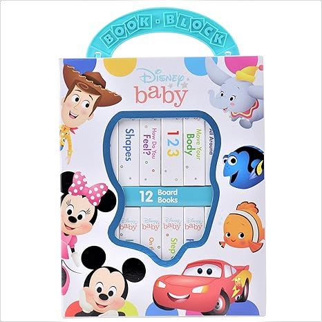 Disney Baby Mickey Mouse, Minnie, Toy Story and More! - My First Library 12 Board Book Set - Firs... | Amazon (US)