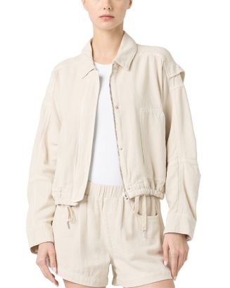 Zippered Drawstring Hem Jacket | Bloomingdale's (US)