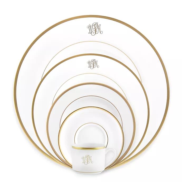 Pickard® Signature Gold 5-Piece Place Setting with Can Cup | Bed Bath & Beyond | Bed Bath & Beyond