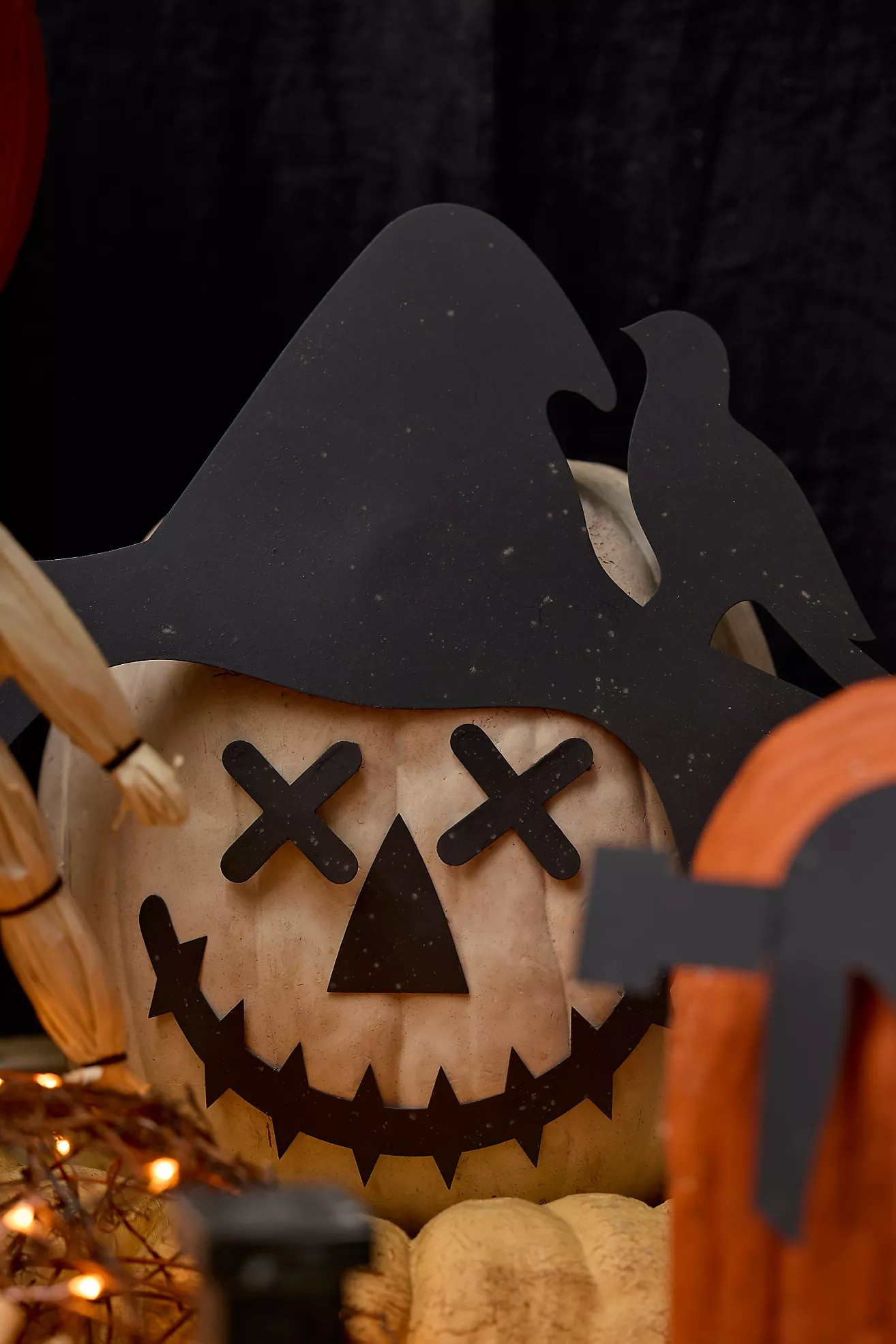 Scarecrow Pumpkin Stake Set | Anthropologie (US)