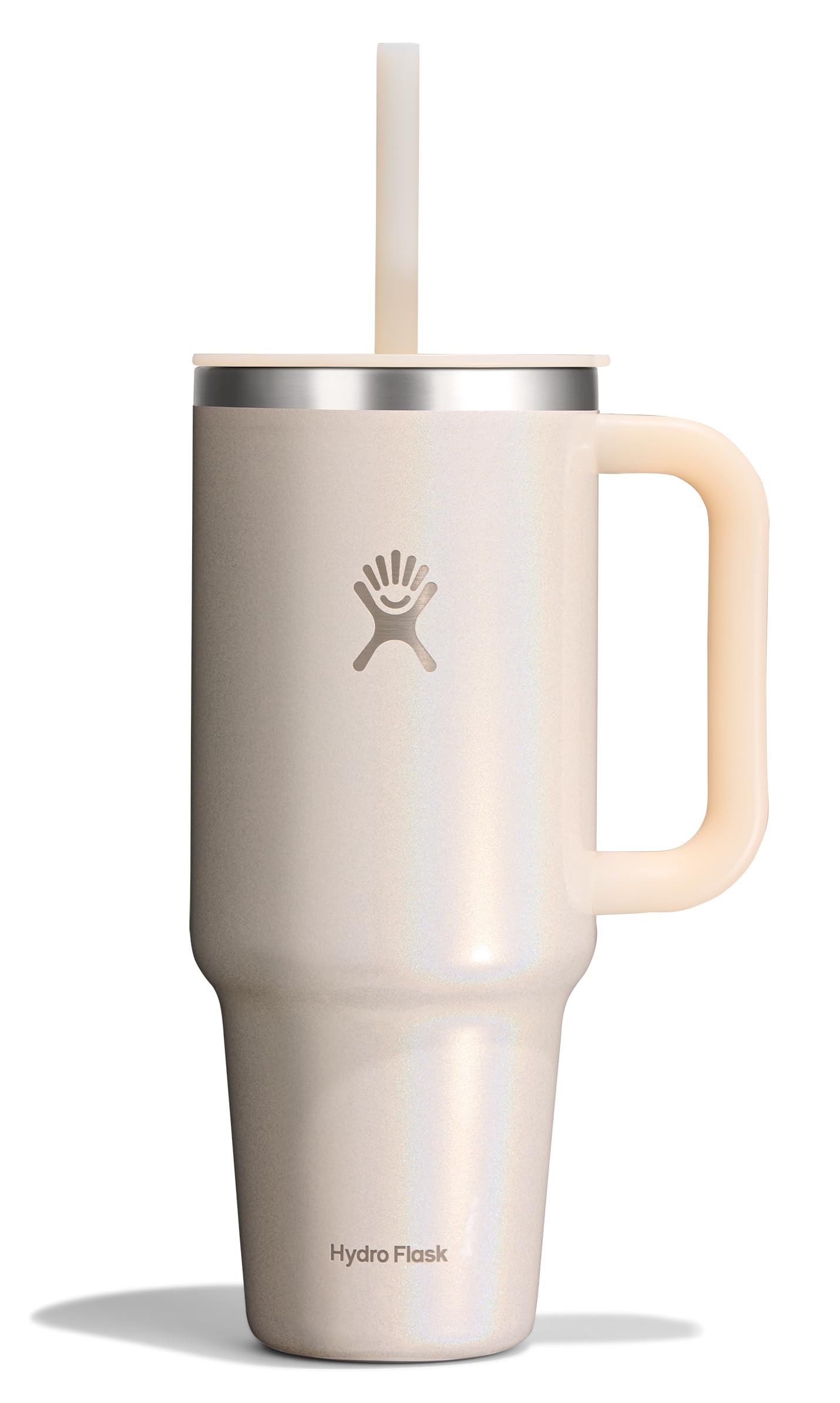 Hydro Flask 40 Oz Travel Tumbler with Handle, Lid and Straw - Insulated Stainless Steel in 40 Oz ... | Amazon (US)