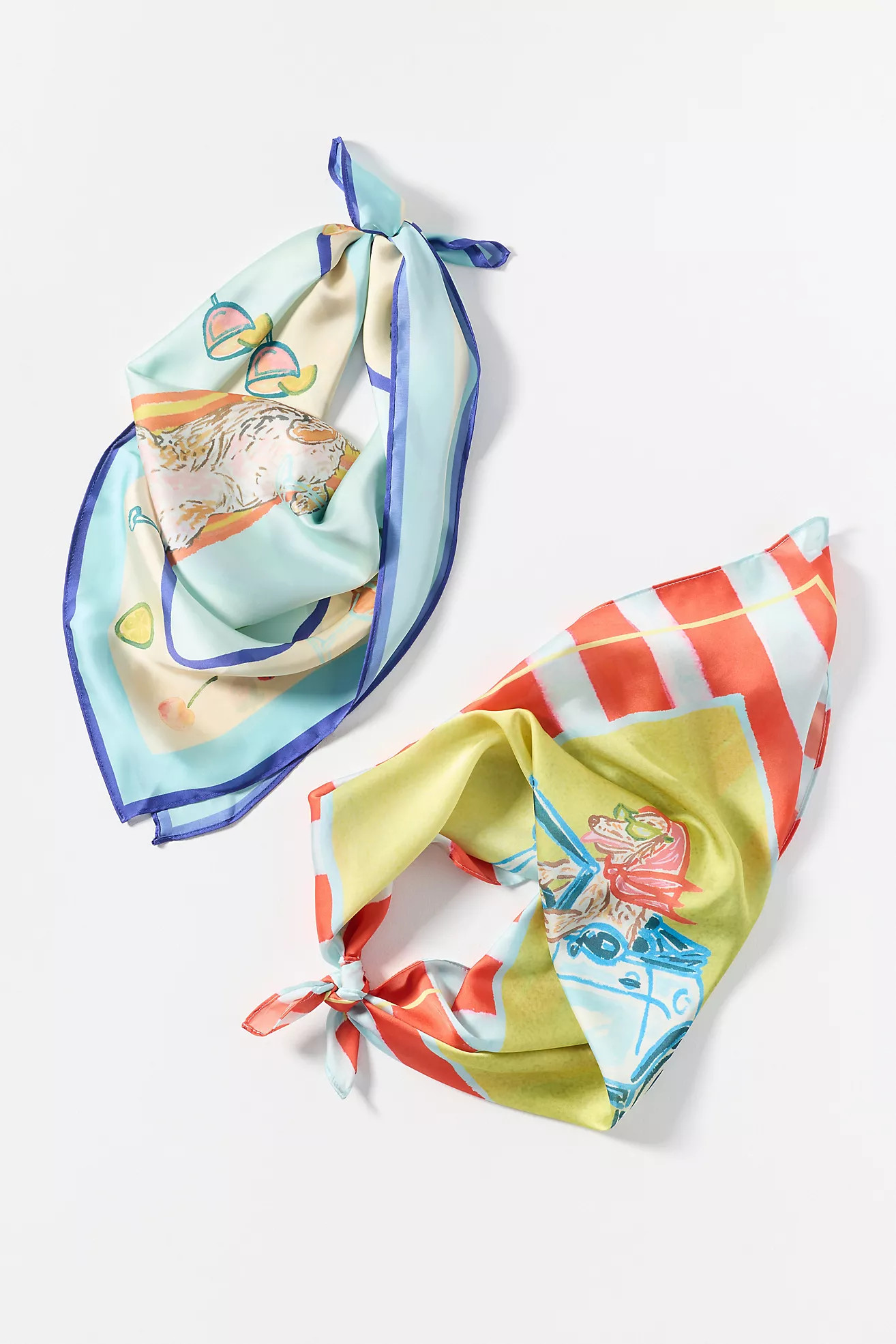 Nikki Ackerman x Anthropologie Hair Scarves, Set of 2 | Anthropologie (US)