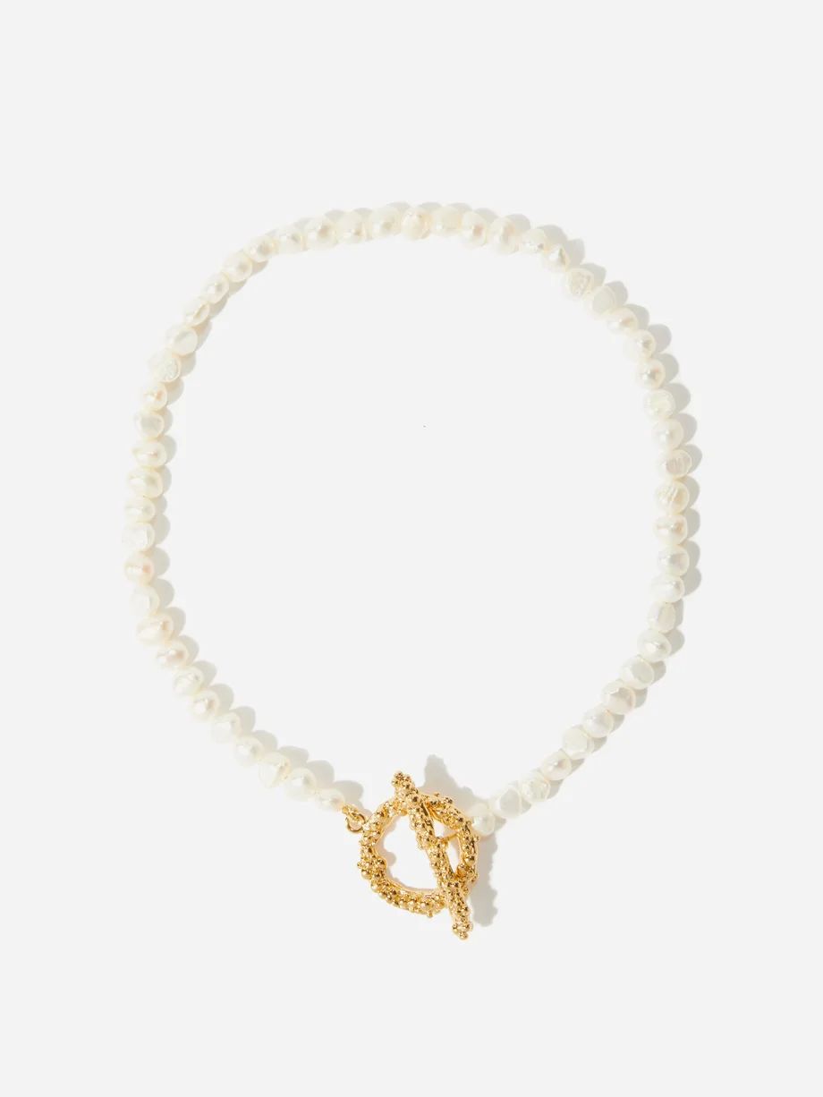 Naia pearl & 18kt gold-plated necklace | By Alona | Matches (UK)