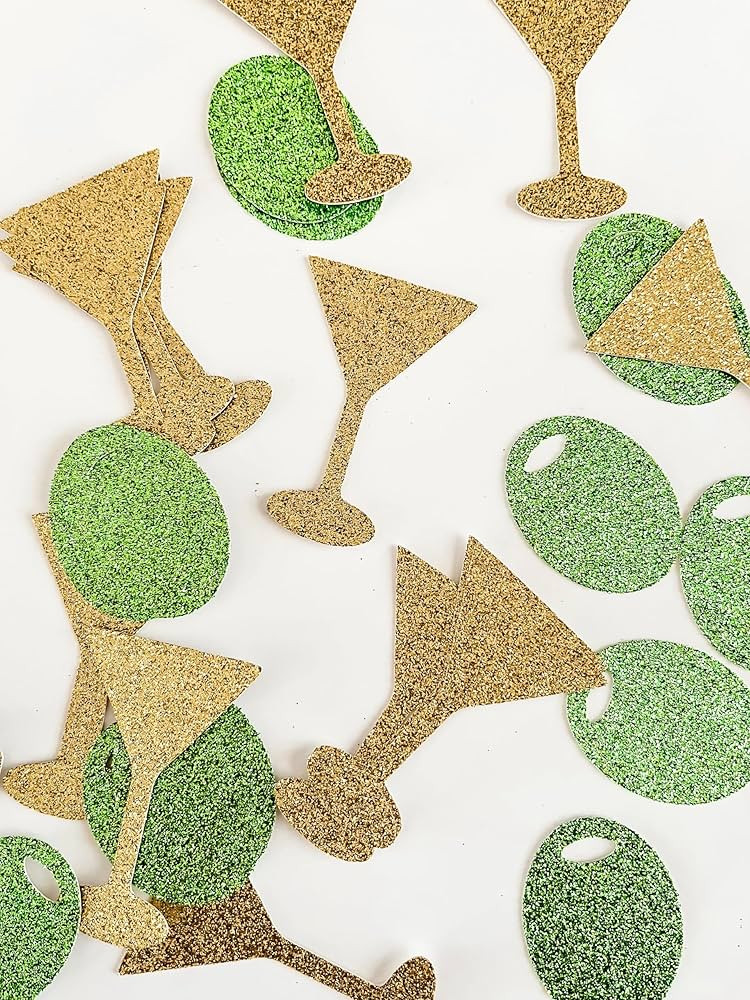 Martini Birthday Confetti Tini Bit Older Decorations Tinis and Weenies Bachelorette Party | Amazon (US)