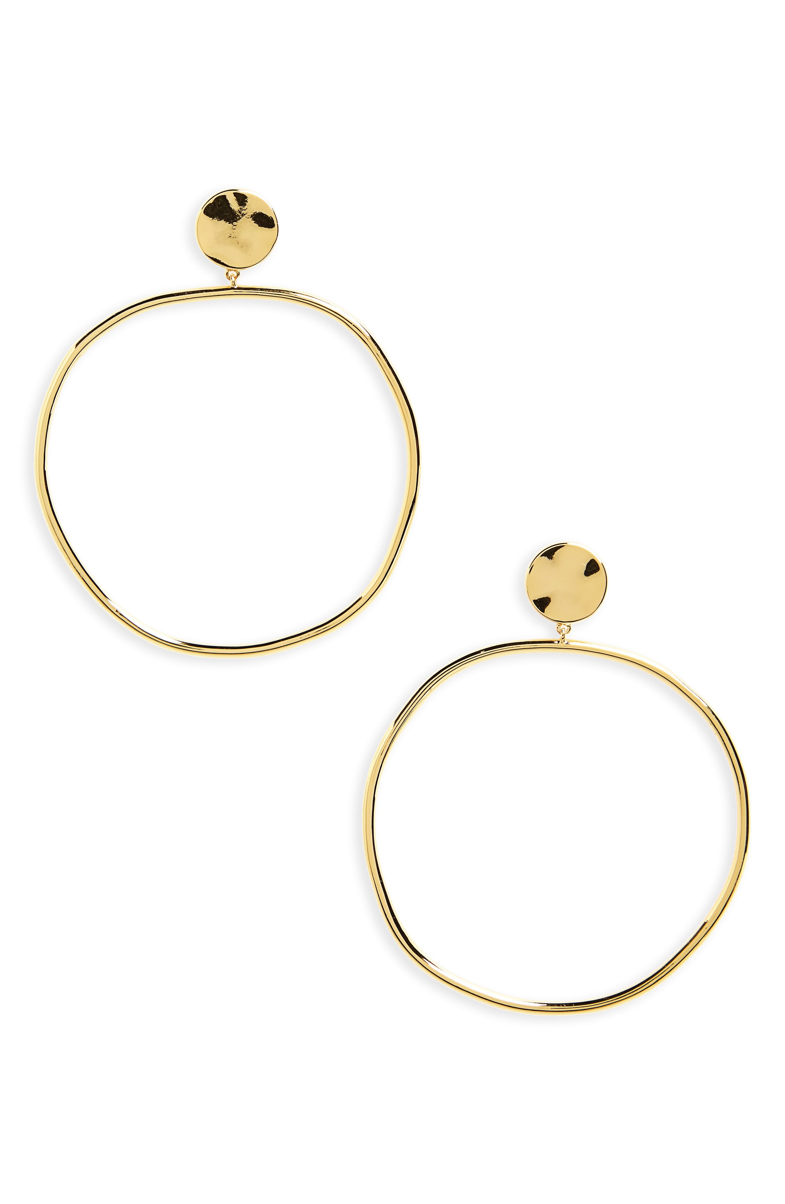 Chloe Frontal Hoop Earrings | Nordstrom