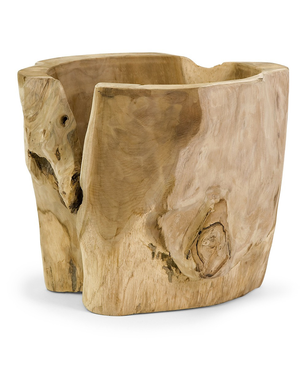 Macaque Teak Vase | Zulily