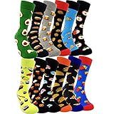 Amazon.com: Funny Mens Colorful Dress Socks - HSELL Fun Novelty Cactus Patterned Crazy Design Cre... | Amazon (US)