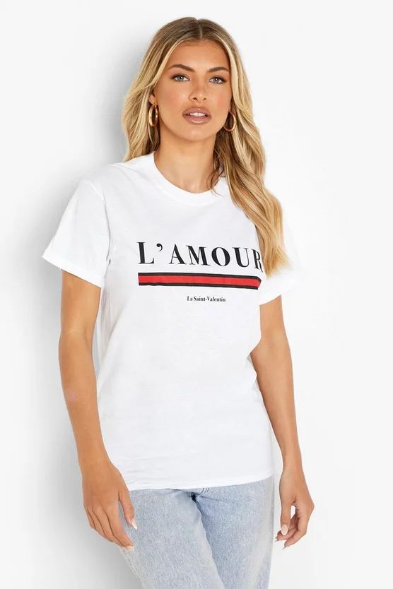 L'Amour Graphic T-Shirt | Boohoo.com (US & CA)