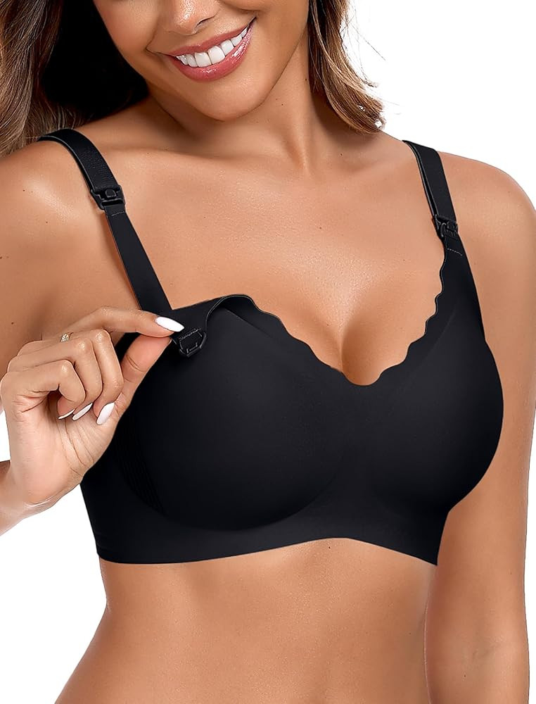 OEAK Nursing Bra for Breastfeeding Soft Supportive Maternity Bras Comfortable Wireless Pregnancy ... | Amazon (US)