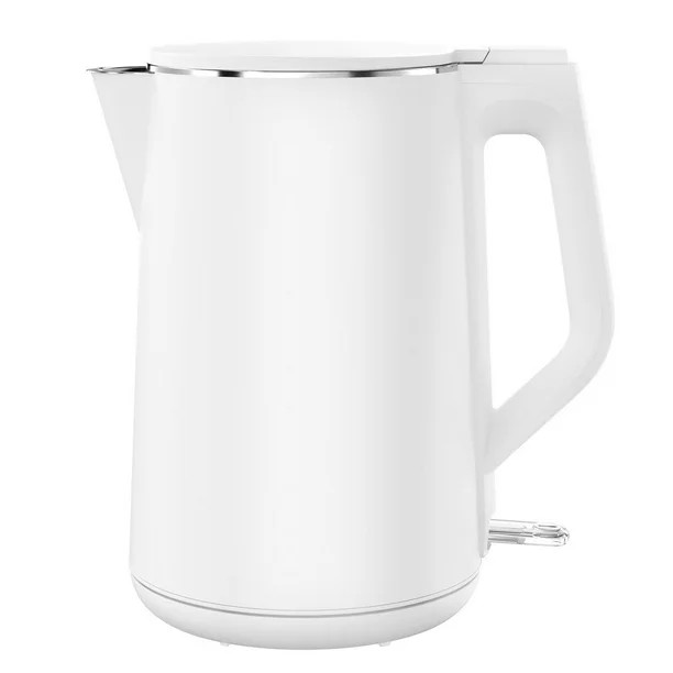 Electric Kettle 1.5L, 100% Stainless Steel Interior Double Wall Electric Tea Kettle, 1500W Cool T... | Walmart (US)