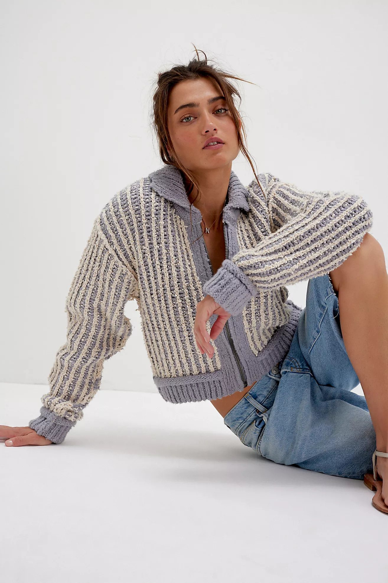 We The Free Cotton Collared Cardi | Free People (Global - UK&FR Excluded)