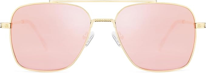 SOJOS Aviator Sunglasses for Men WomensTrendy Designer Shades SJ1232 | Amazon (US)