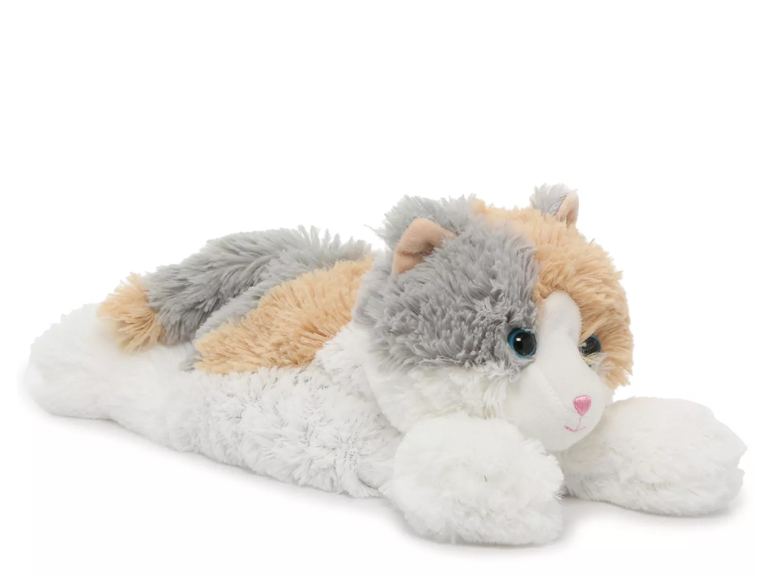 Warmies Cat Warming Stuffed Animal | Girl's | White/Grey/Beige | Size One Size | Small Accessories | DSW