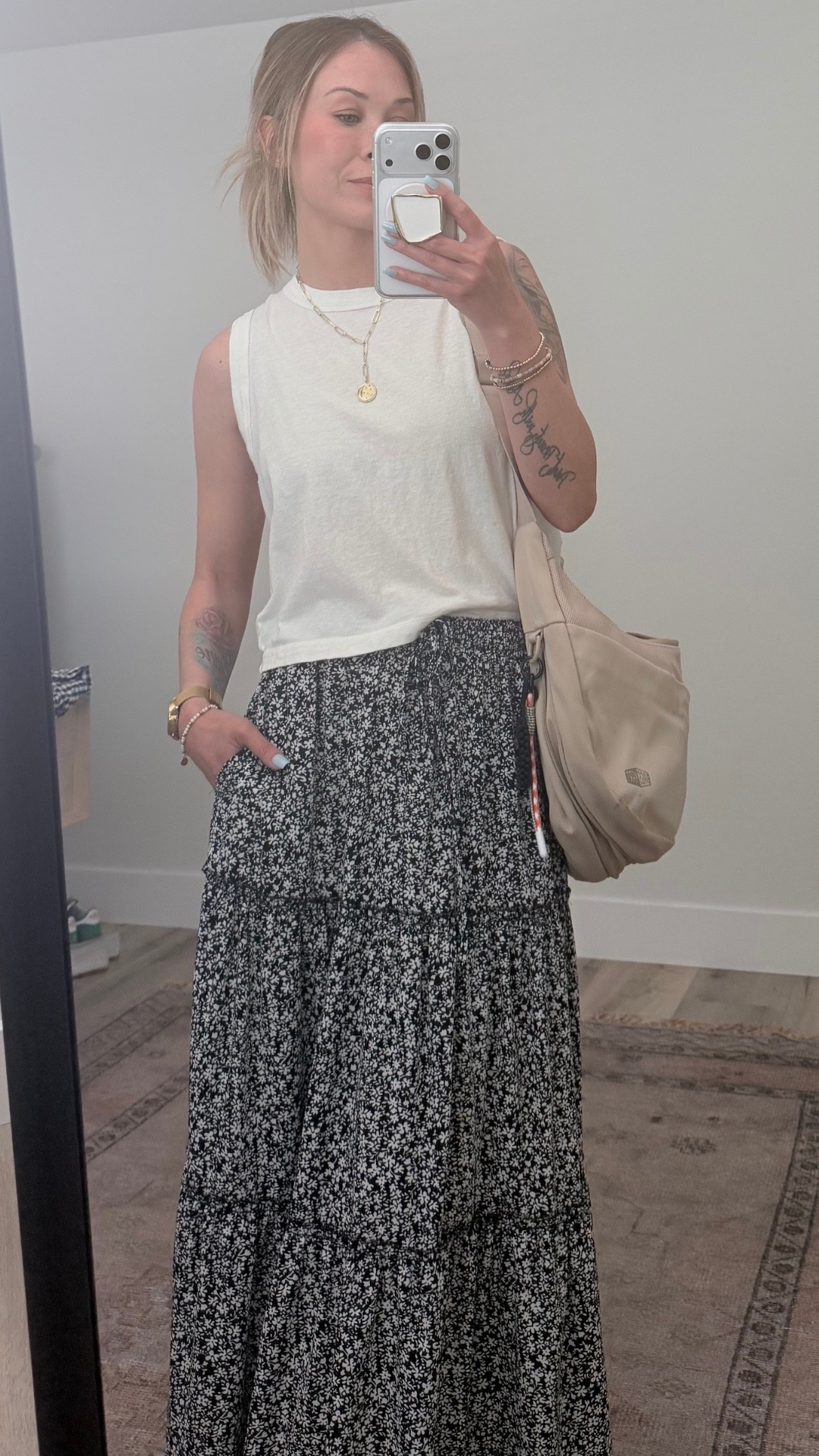 Casual cozy outfit I wore yesterday. It was 95 degrees what the heck 🥵

#LTKgrwm #LTKootd