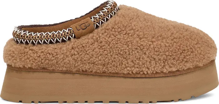 Tazz Maxi Curly Genuine Shearling Platform Slipper (Women) | Nordstrom