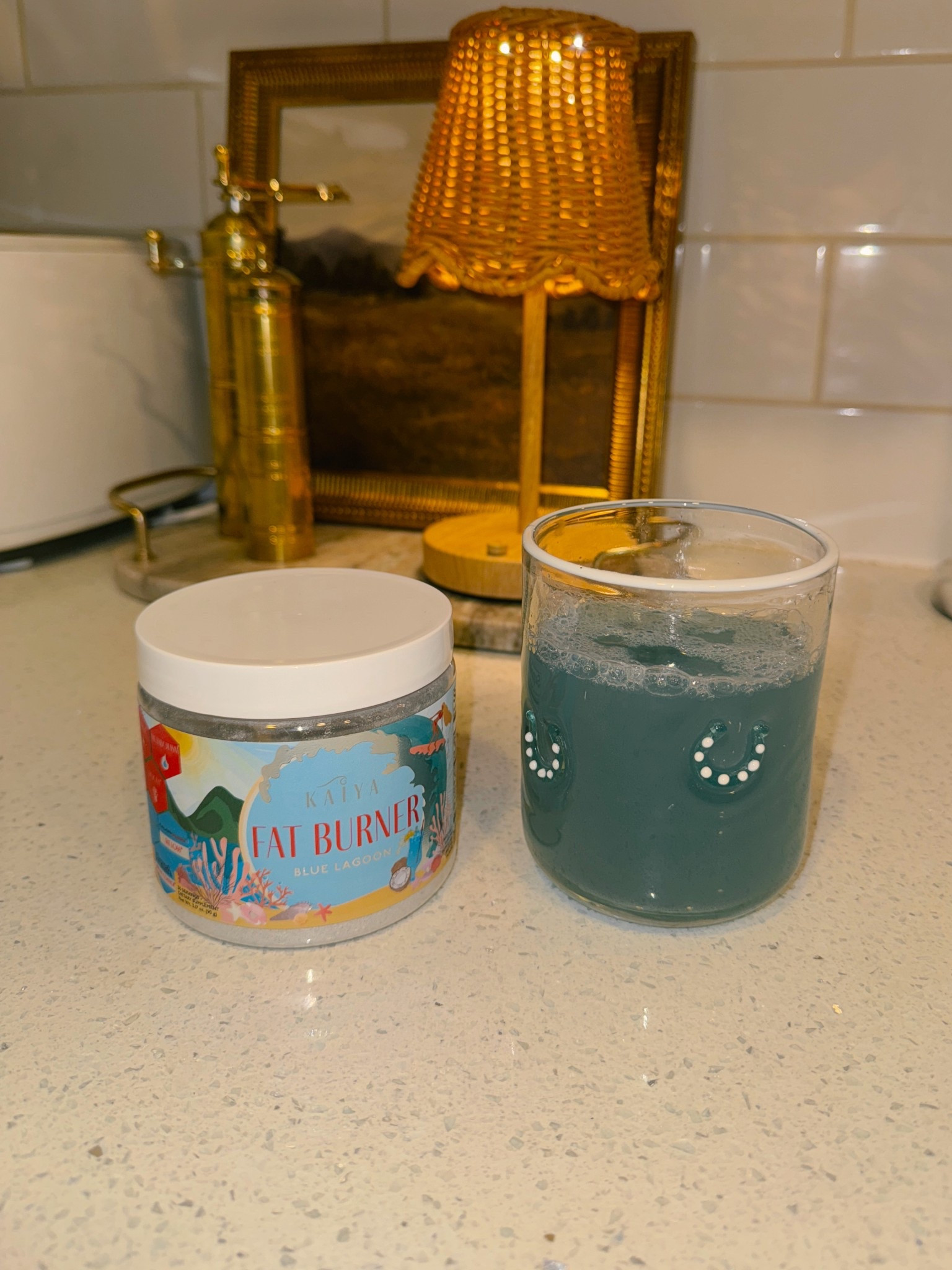 My everyday pre mom walk drink! Helps me stay on track and chase around a toddler! 

#LTKActive #LTKU