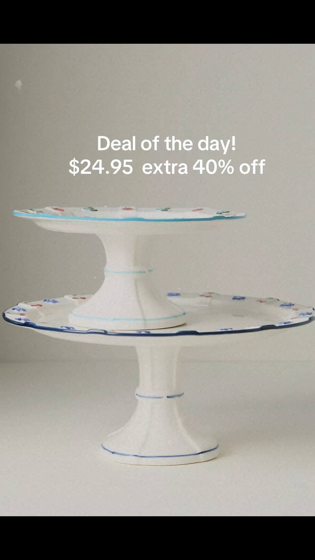 Deal of the day!
Anthropologie cake stand is fun for summer entertaining.

#LTKfoodie #LTKHome #LTKSaleAlert