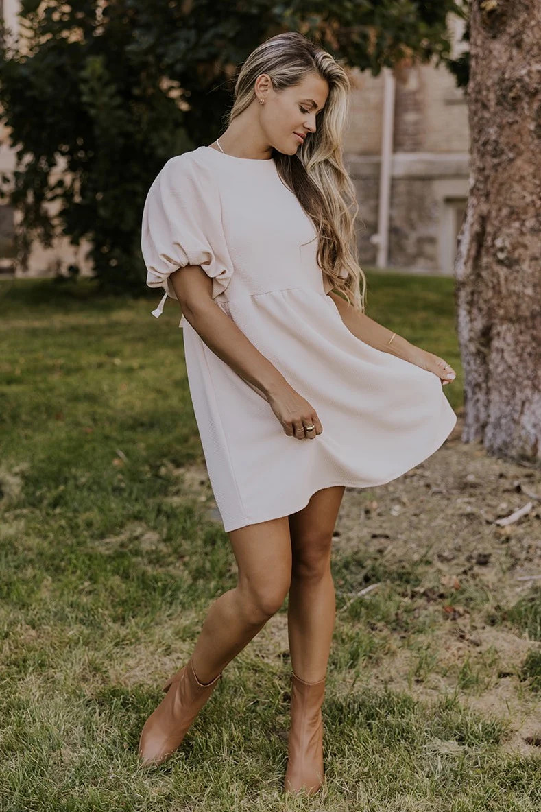 XOXO Puff Sleeve Dress | Roolee