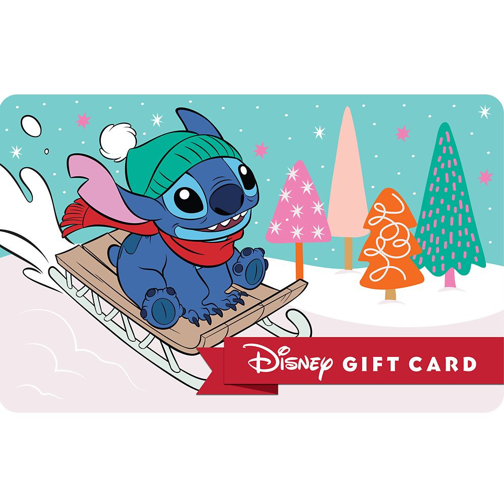 Stitch Holiday Disney Gift Card | Disney Store