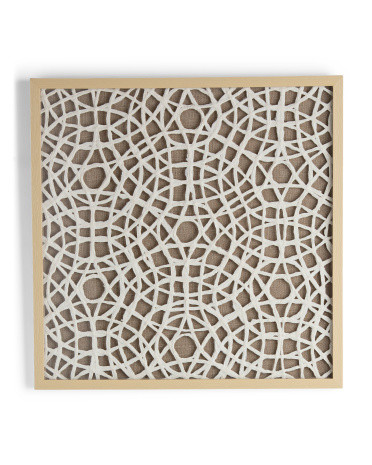 24x24 Lined Abstract Wall Art | TJ Maxx