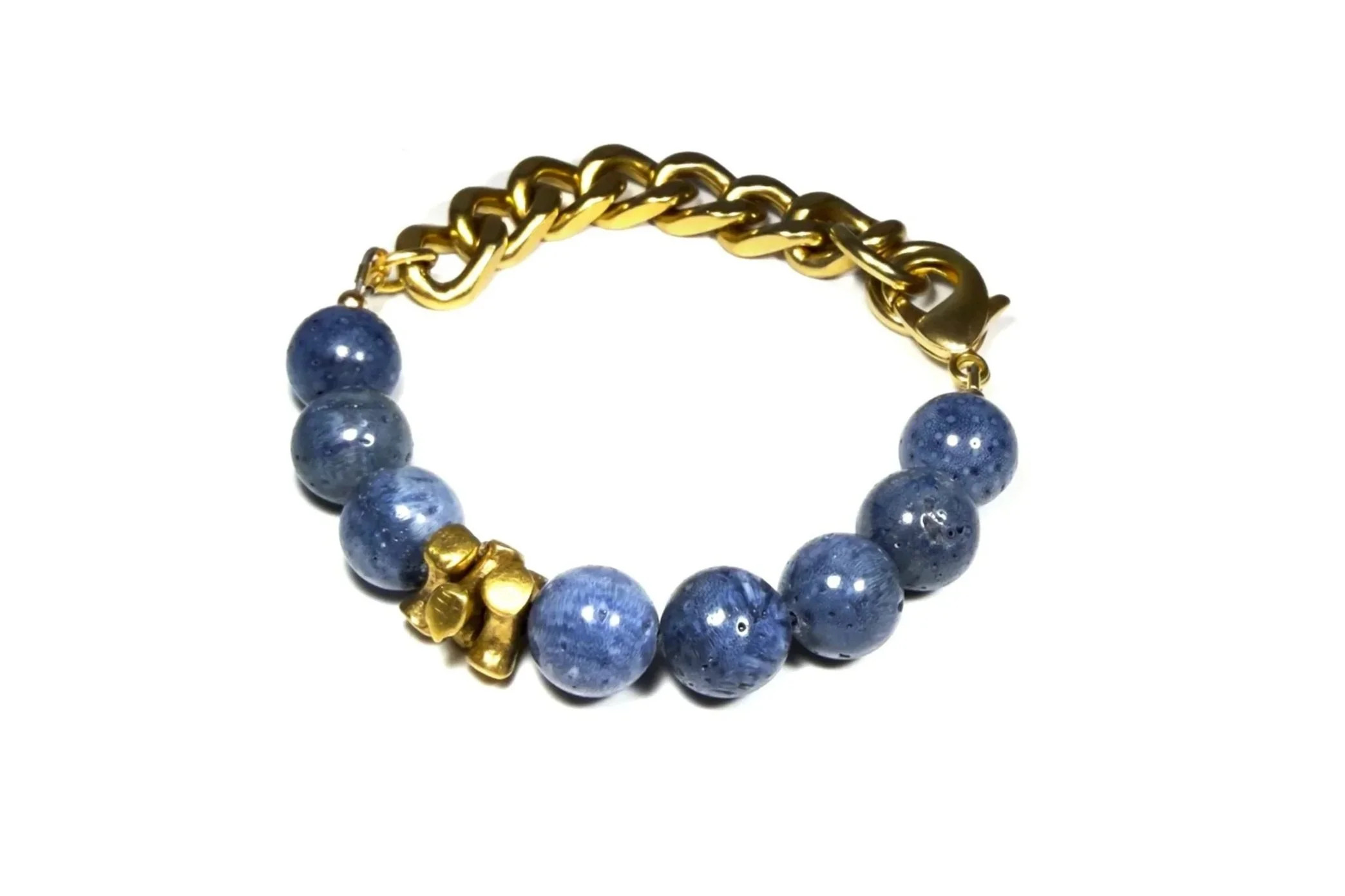REMIX: BLUE SPONGE CORAL BRACELET \u2014 Rachel Nathan | Rachel Nathan