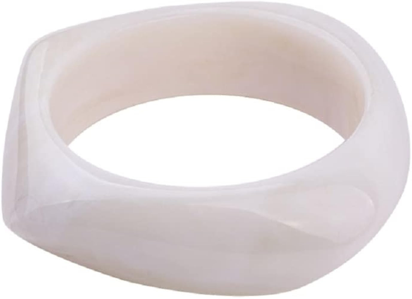 Fuqimanman2020 Colorful Square Acrylic Resin Geometric Bangle Bracelet Tortoiseshell Acetate Wide... | Amazon (US)