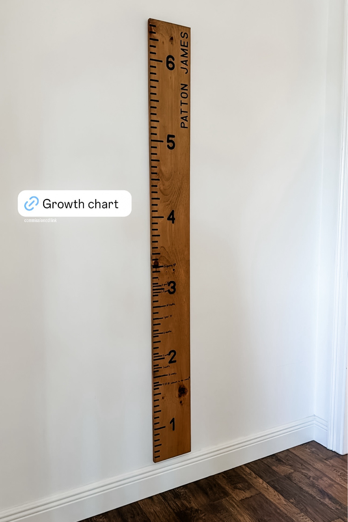 Growth chart • baby shower gift • personalized growth cart • ruler growth chart • nursery decor • 

#LTKFamily #LTKBump #LTKBaby