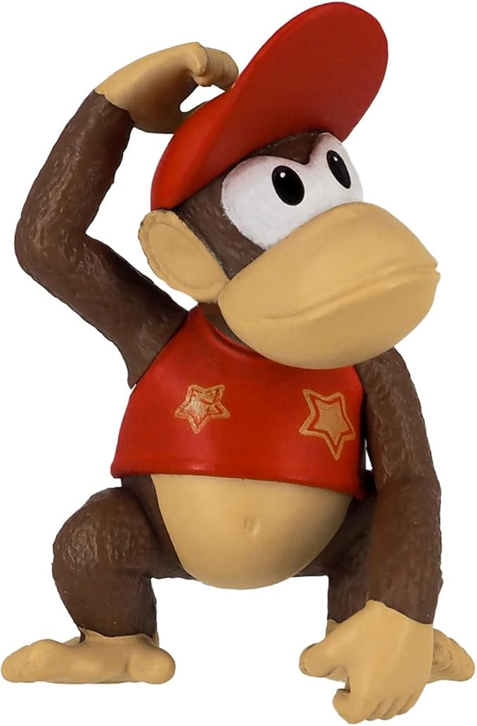 Sanei Boeki FCM-032 Super Mario Figure Collection, Diddy Kong, Brown | Amazon (US)