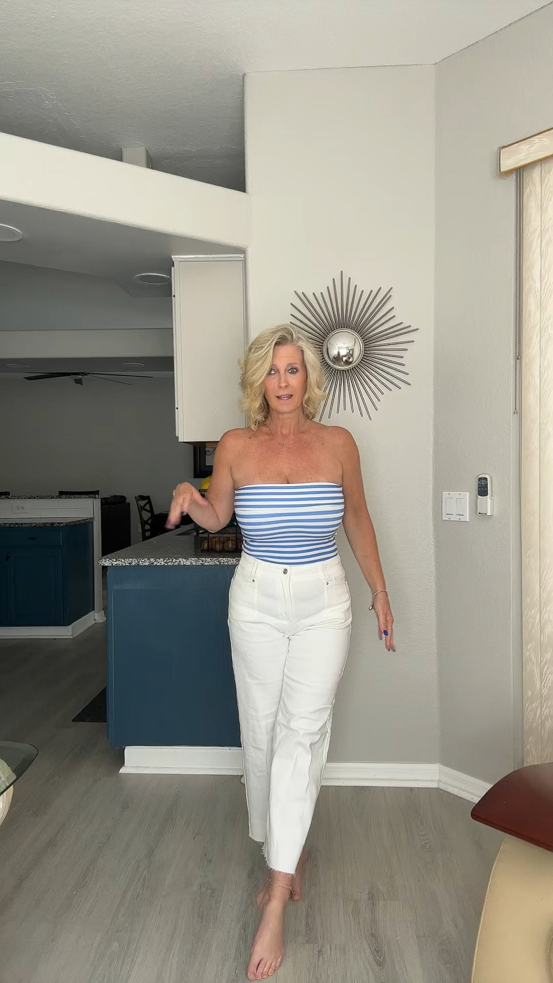 Cute, comfy, and perfect for warm weather days ☀️
This tube top and pants combo is one of my favorites!

#LTKootd #LTKSaleAlert #LTKOver40