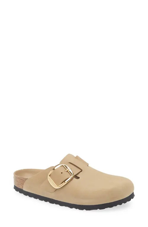 Birkenstock Boston Big Buckle Clog in Tobacco Brown at Nordstrom, Size 9-9.5Us | Nordstrom