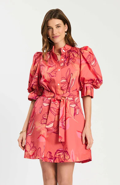 Lydia Peachy Floral Dress - Peachy Floral | tyler boe