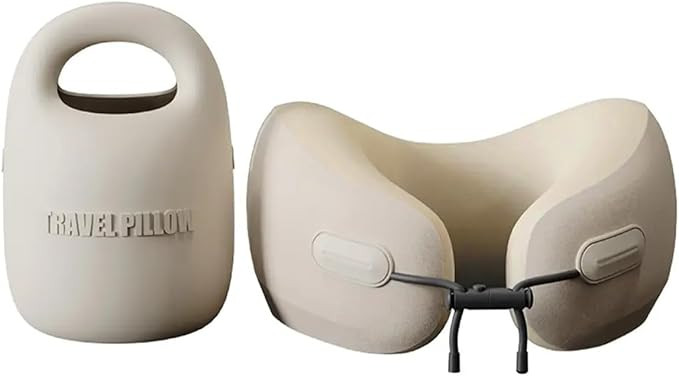 PIXIE MOOD Every Think Travel and Airplane Neck Pillow, Memory Foam, Support, Neck, Head Chin - S... | Amazon (US)