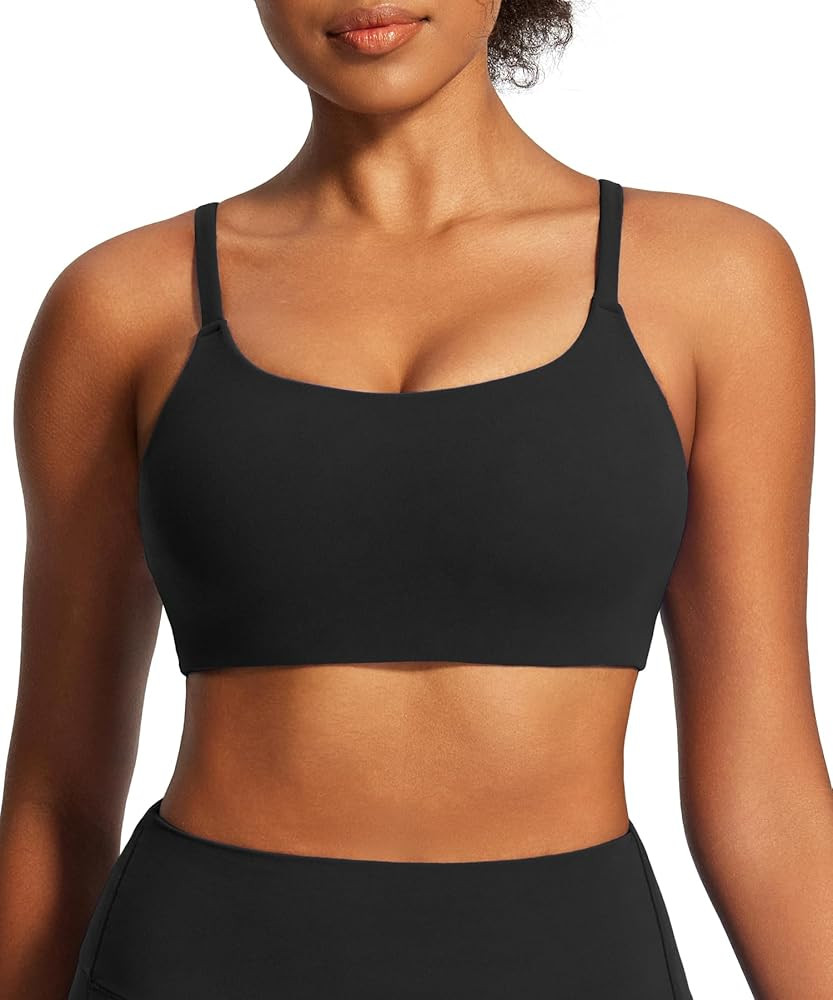 IUGA Sports Bras for Women Large Bust Sports Bras with Molded Cups Wireless Push Up High Impact W... | Amazon (US)