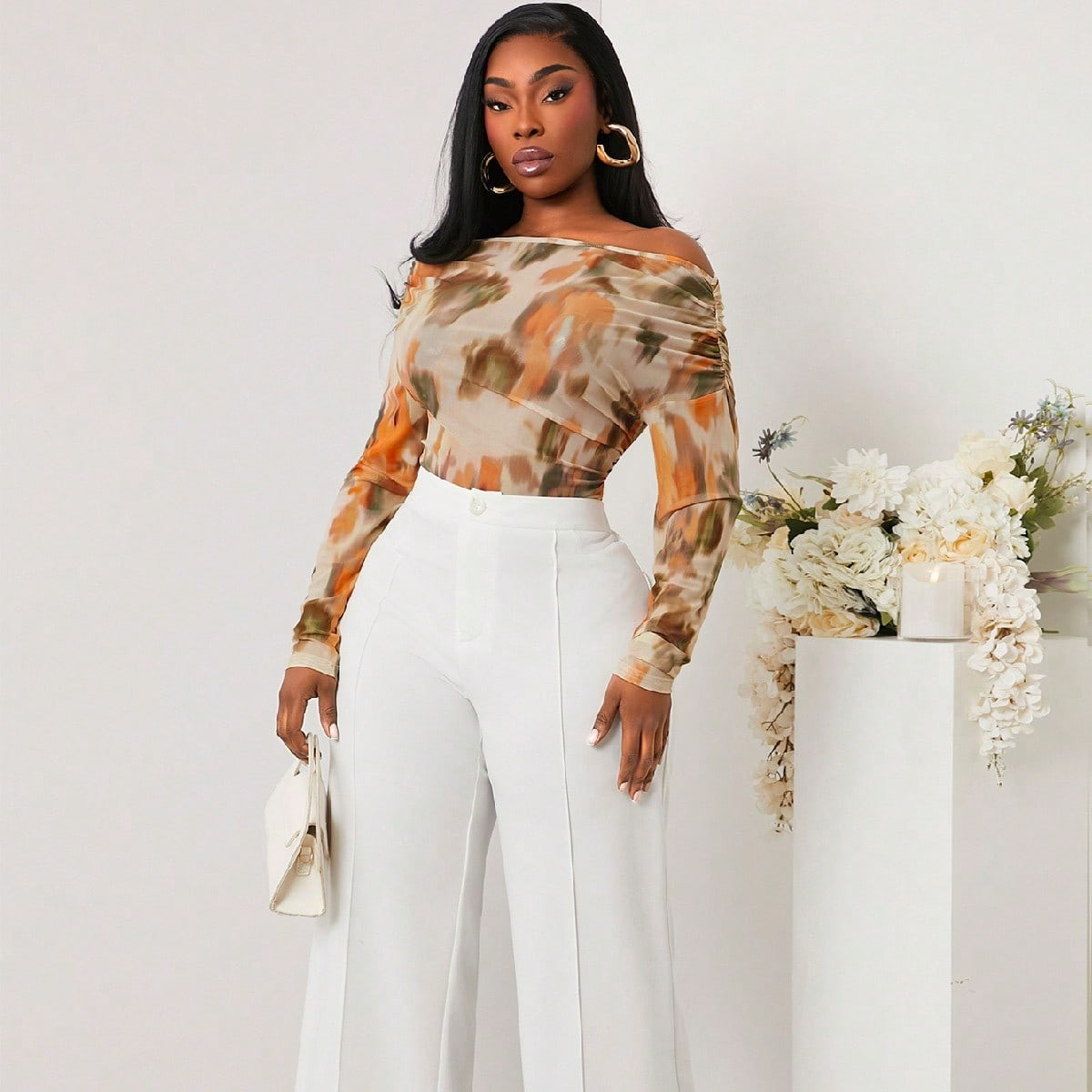 SHEIN SXY Plus Size Spring/Summer Minimalist Fashion Casual Daily Wear Bodysuit | SHEIN