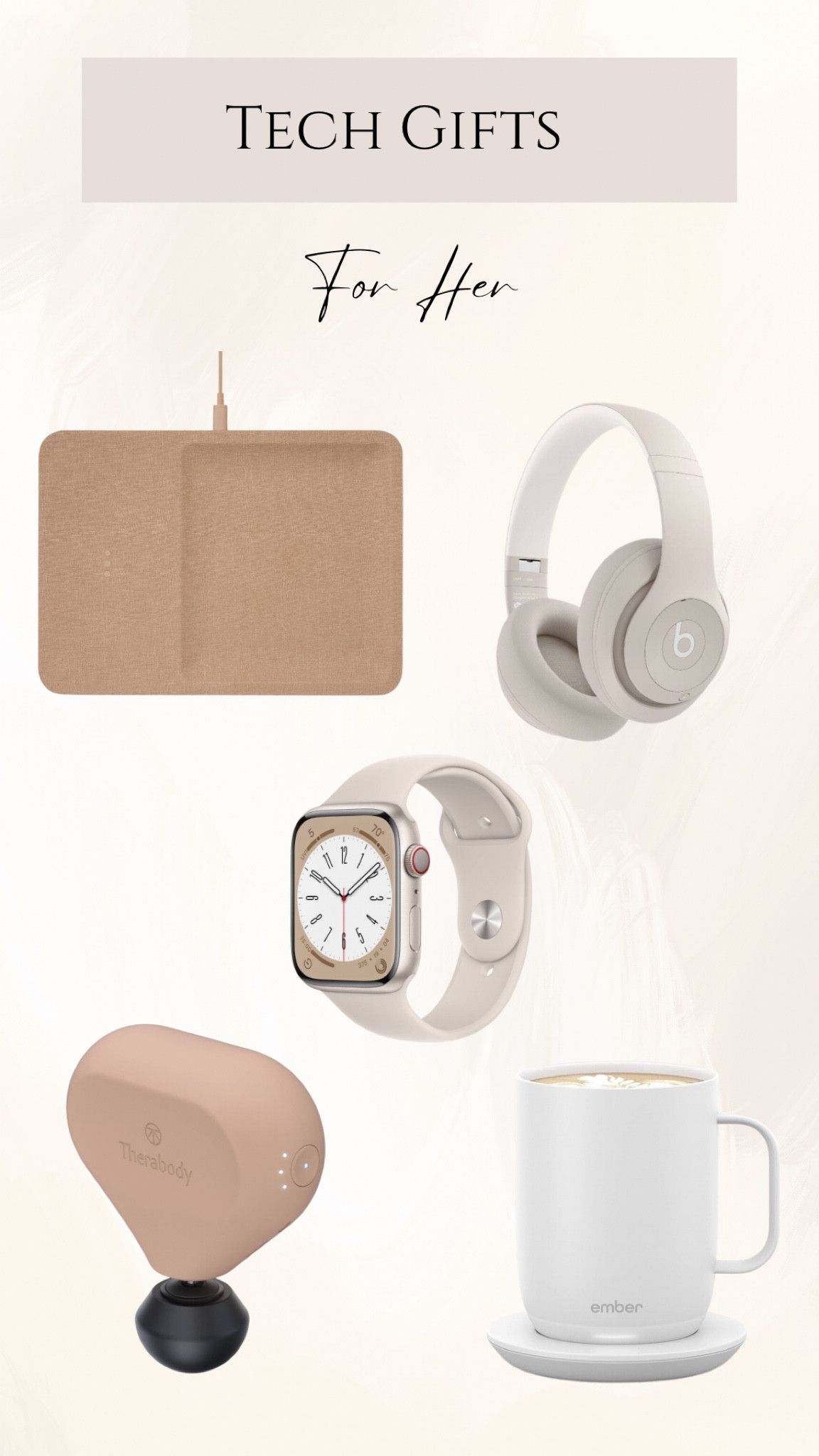 Tech Gifts for Her. Technology Christmas gifts for women. Gift Guide for Christmas. 

#LTKHoliday #LTKtravel #LTKGiftGuide