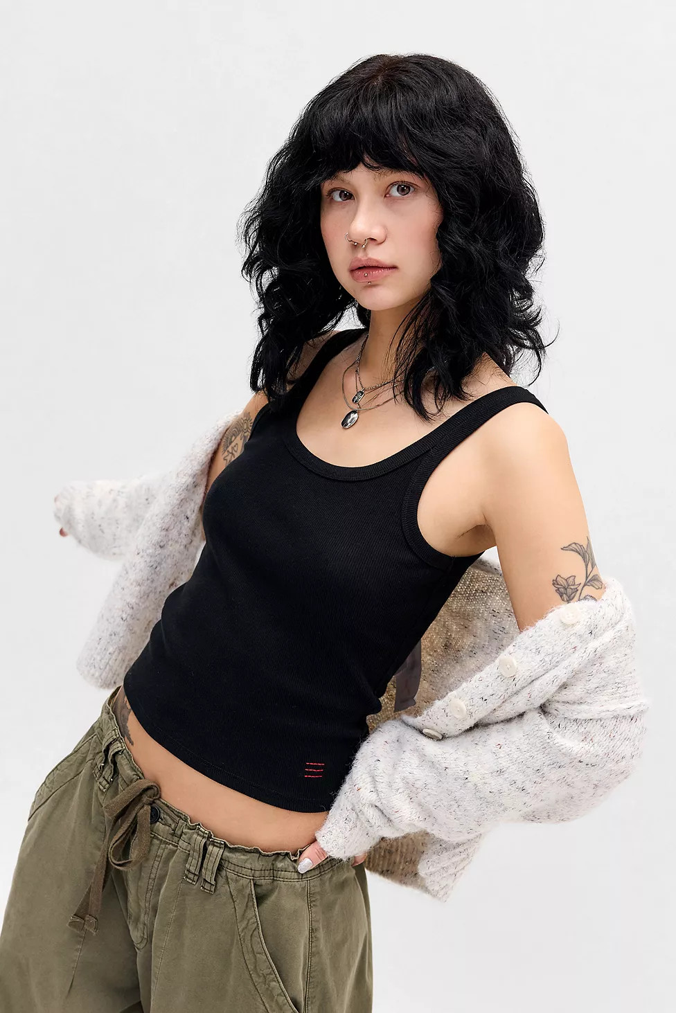 UO Jessie Cotton Vest | Urban Outfitters UK